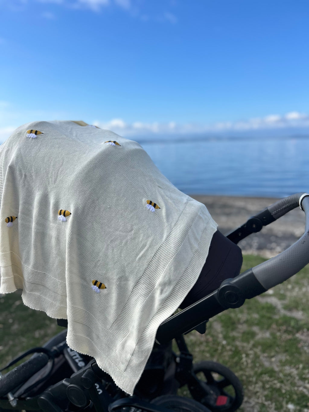 Knit Bee Baby Blanket