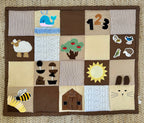 Baby Sensory Play Mat with different textures